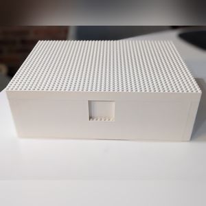 LEGO storage box with lid